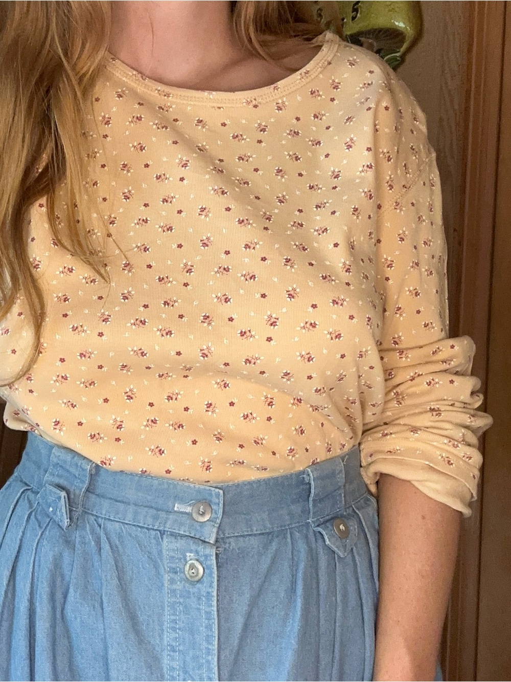 Vintage High Sierra Floral Long Sleeve Top | M